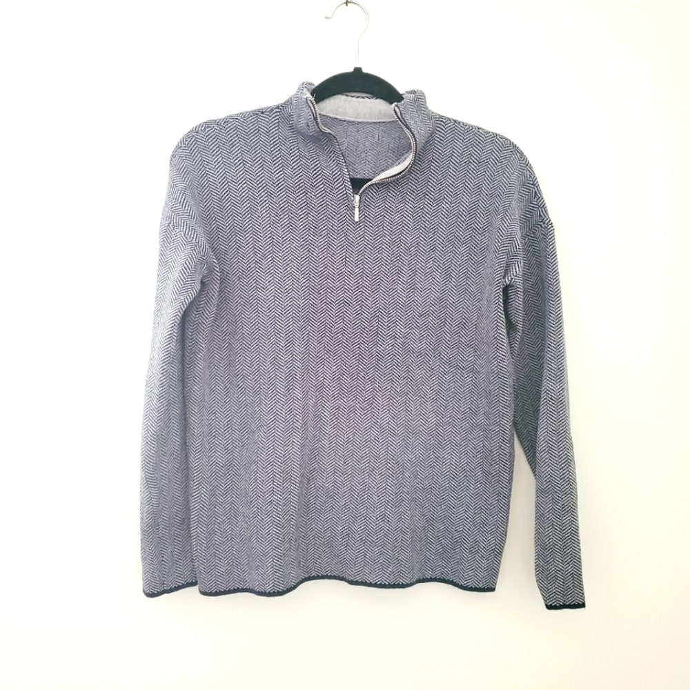 Christian Siriano Half Zip Sweater, XS